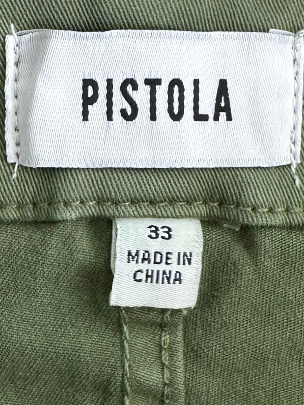 PISTOLA Sophia Wide Leg High-Rise Utility Pant Basil 33/US 16 Stretch Casual NWT - Picture 6 of 16